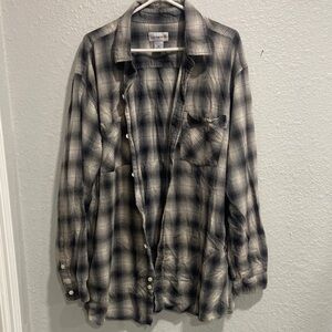Carhartt Black and White Checkered Shirt